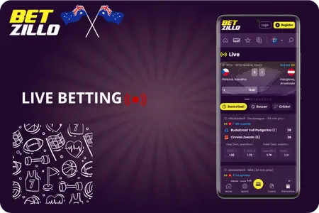 Online sports live betting at Betzillo Сasino Australia