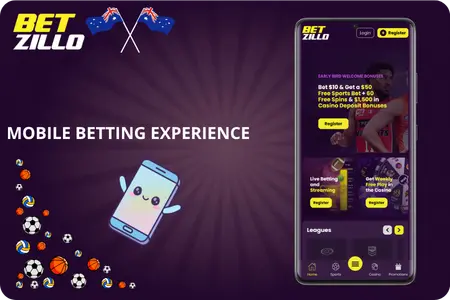 Mobile betting experience Bet Zillo